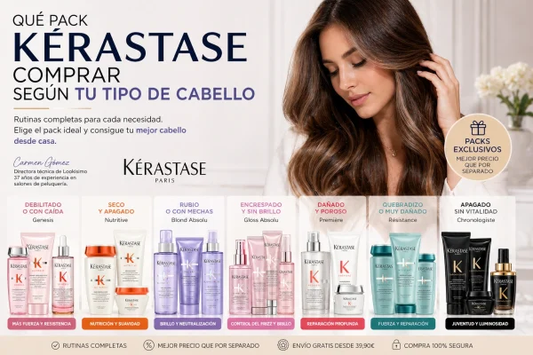 Qué pack Kérastase comprar según tu tipo de cabello
